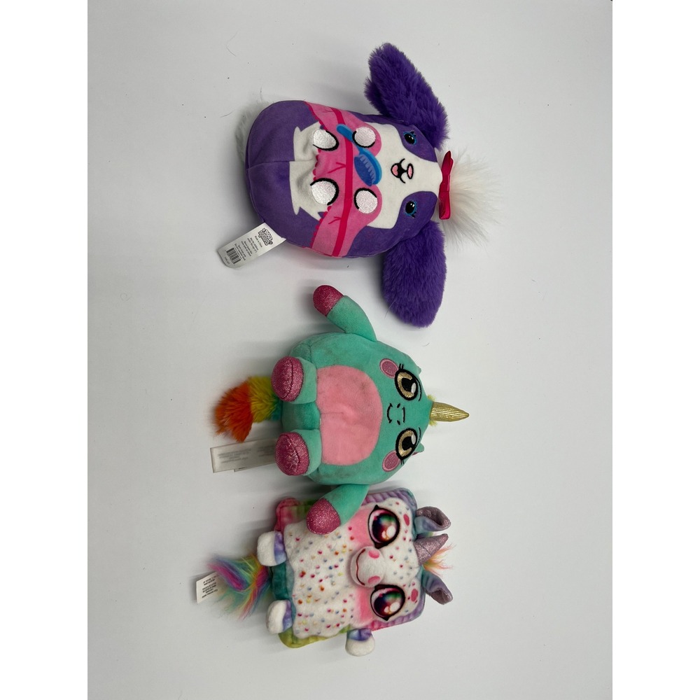 Cats vs Pickles Plush Bean Bag Lot 3pc Fragile Cereal Graffiti Cat Collectible